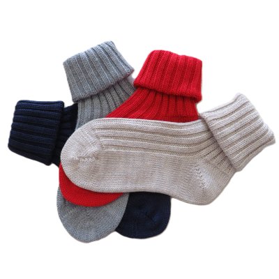 Socka barn 100% ekologisk ull