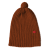 Ribbstickad Mössa med Boll Alpacka