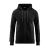 Hoodie Bomull Herr, Svart