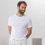 T-shirt Figursydd Bomull Herr