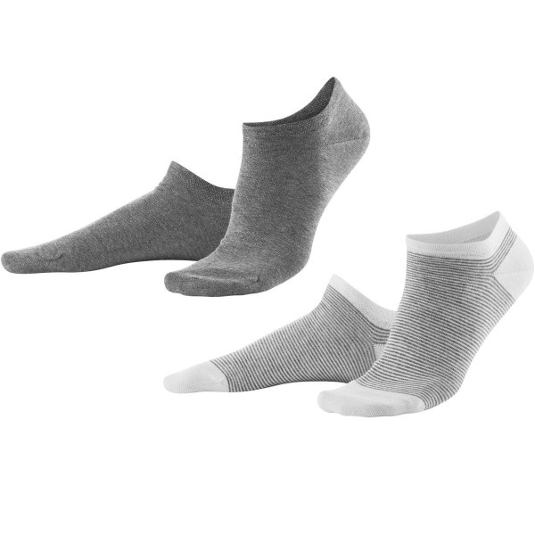 Ankelstrumpor Bomull Dam 2-Pack