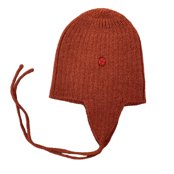 Ribbstickad Babymössa Alpacka