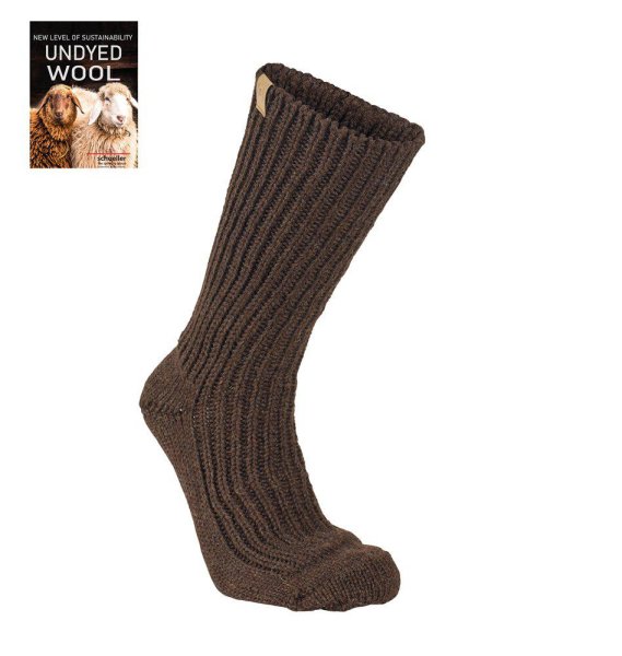 Raggsocka ofärgad ull