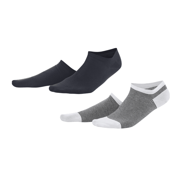 Ankelstrumpor Bomull Dam 2-Pack