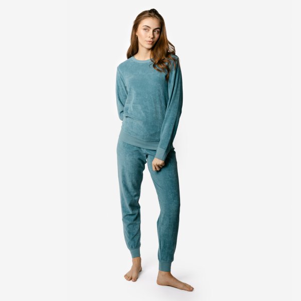 Pyjamas ekologisk bomull frotté