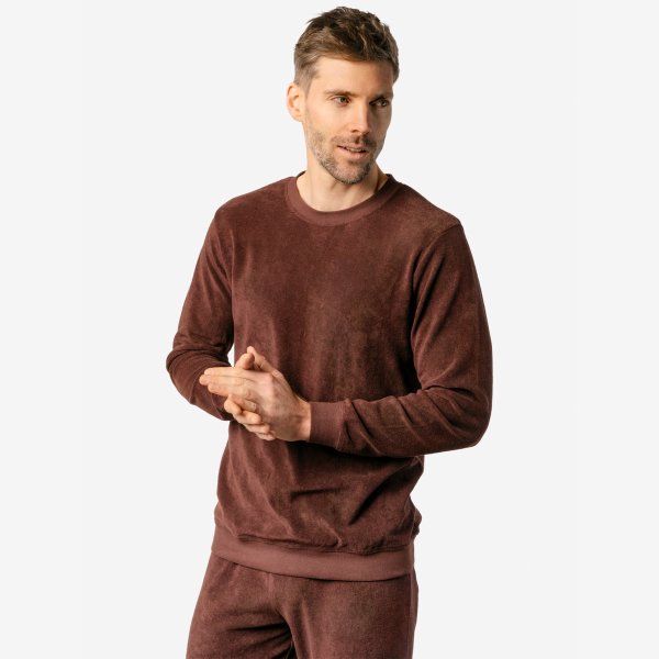 Pyjamas ekologisk bomull frotté Herr