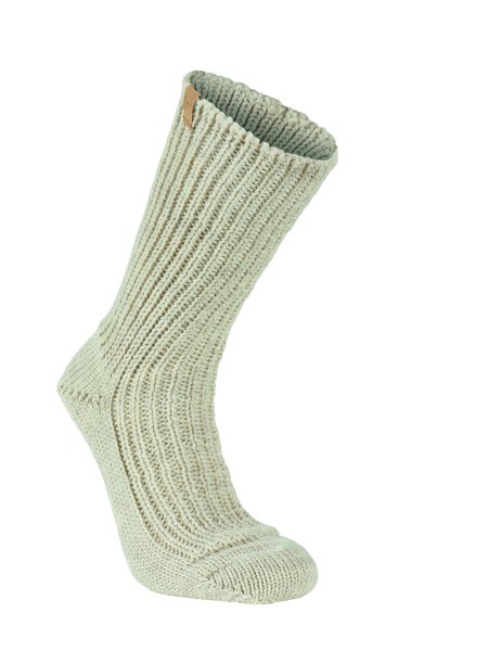Raggsocka ofärgad ull