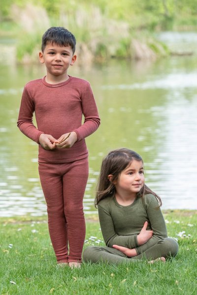 Leggings - långkalsomg Ull/Siden Barn